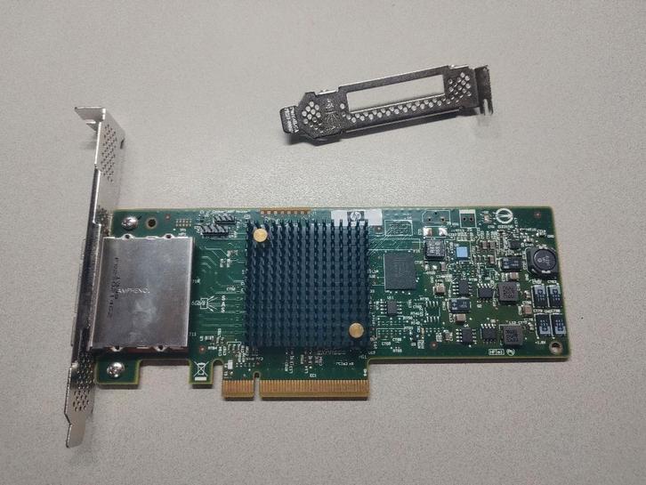 LSI 9207-8e SAS/SATA HBA Controller in IT mode, Computers en Software, NAS, Gebruikt, Ophalen of Verzenden