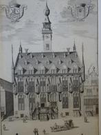 gravure het stadhuis te Veere, Smallegange 1696, Antiek en Kunst, Verzenden