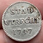 Schitterende Duit Utrecht 1747 zilver, Vóór koninkrijk, Zilver, Losse munt, Overige waardes