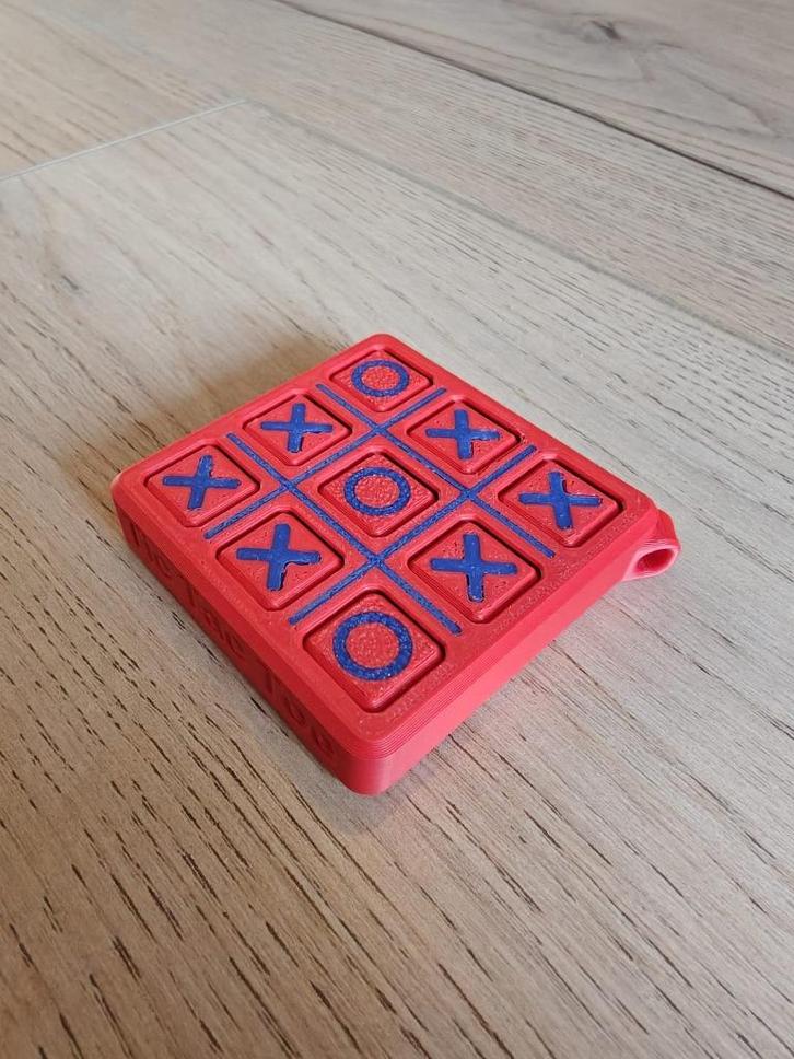 3d print sleutelhanger TIC TAC TOE, Verzamelen, Sleutelhangers, Nieuw, Overige typen, Ophalen of Verzenden