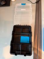 Opbergbakken met vakjes - Ideaal voor hobby en ambacht, Doe-het-zelf en Verbouw, Gereedschapskisten, Ophalen, Gebruikt