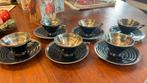 Zes porseleinen kop & schotels art deco sterling silver, Ophalen