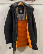 NIEUW Heren jas zwart long jacket parka maat L van JUST KEY, Ophalen of Verzenden, Nieuw, Zwart