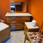 Art Deco Commode/Ladenkast Bed Nachtkastjes Stoelen Spiegel, 100 tot 150 cm, 5 laden of meer, Art deco, Ophalen of Verzenden