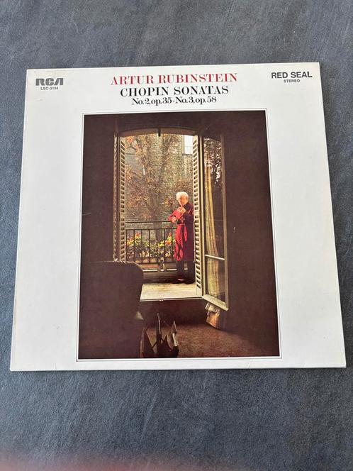 Chopin – Sonatas No. 2 & 3 – Artur Rubinstein (RCA Red Seal), Cd's en Dvd's, Vinyl | Jazz en Blues, Zo goed als nieuw, Jazz, 1960 tot 1980