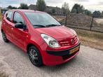 Nissan Pixo 1.0 50KW 5D 2010 Rood, Auto's, Nissan, Voorwielaandrijving, Stof, 200 kg, 4 stoelen