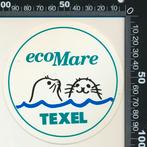 Sticker: Ecomare - Texel, Ophalen of Verzenden, Zo goed als nieuw, Dier en Natuur