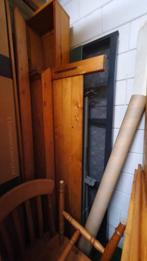 Grenen bed 200 x 180 incl. nachtkastjes, TV Meubel, CD kast, Huis en Inrichting, Ophalen, Gebruikt, Bruin, Tweepersoons