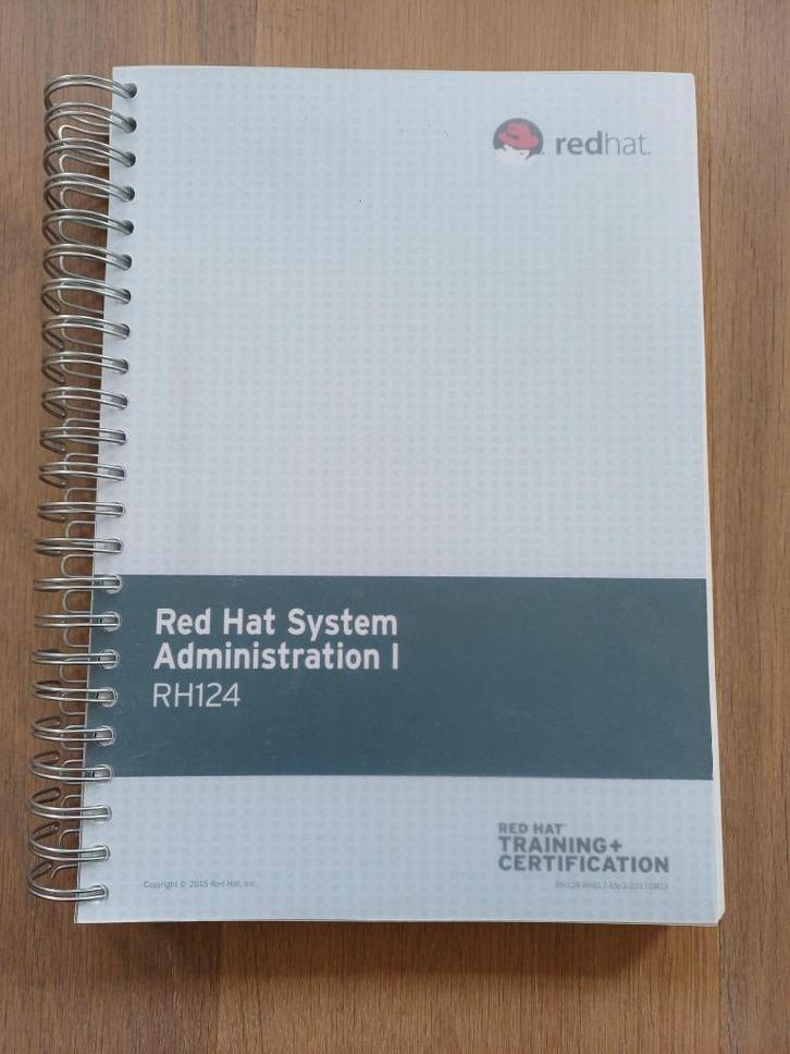 Red Hat System Administration 1 RH124 - Student workbook, Boeken, Studieboeken en Cursussen, Zo goed als nieuw, HBO, Beta, Ophalen of Verzenden