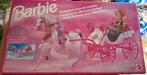 Zeldzame vintage barbie diva paard met koets, Ophalen of Verzenden, Pop
