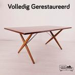 Vintage AT 303 eettafel, Hans Wegner & Andreas Tuck 1950s, Eikenhout, Zo goed als nieuw, Vijf personen of meer, Scandinavisch mid-century design