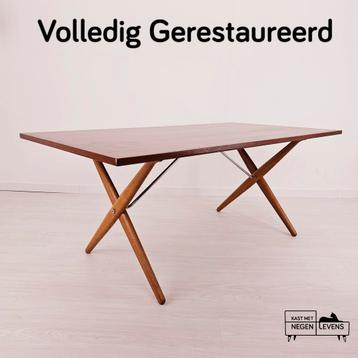 Vintage AT 303 eettafel, Hans Wegner & Andreas Tuck 1950s beschikbaar voor biedingen