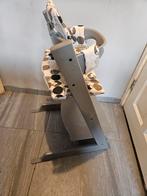 Stokke tripp trapp storm grey incl newbornset, Ophalen, Gebruikt, Meegroeistoel, Stoelverkleiner