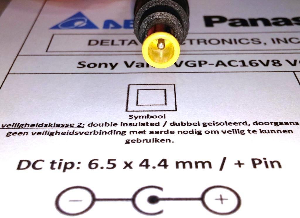 Sony Vaio VGP-AC16V8 Panasonic CF-AA1639A 16V 4A 15.6V 3.85A, Ophalen of Verzenden, Nieuw, Sony