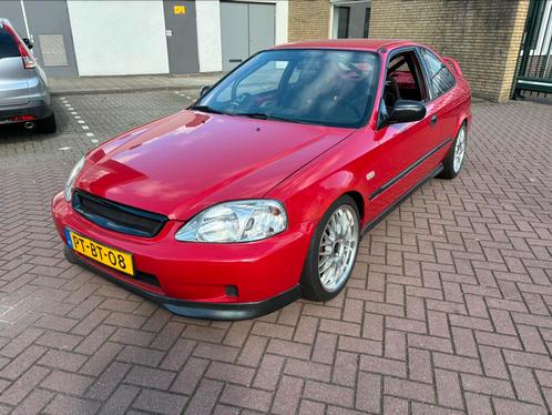 Honda Civic Coupe B18C4 circuit, Auto's, Honda, Particulier, Civic, Benzine, Coupé, Handgeschakeld, Origineel Nederlands, Rood