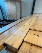 Prachtige grenen houten vloer 18cm breed 4.50meter lang 45m2, Ophalen, Vloerdelen of -planken, Zo goed als nieuw, 10 tot 30 cm