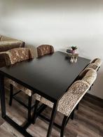 Eethoek, Huis en Inrichting, Stoelen, Ophalen, Zo goed als nieuw, Bruin, Vier