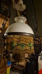 MOOIE antieke lamp met kralen ketting, Antiek en Kunst, Ophalen of Verzenden