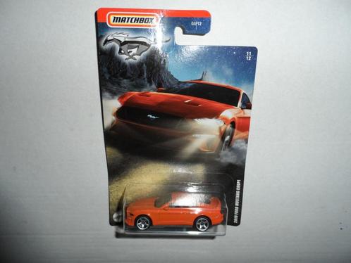 Matchbox - '19 Ford Mustang Coupe (oranje) 1:64, Hobby en Vrije tijd, Modelauto's | Overige schalen, Nieuw, Auto, Ophalen of Verzenden