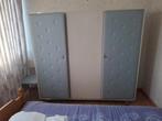 Vintage kleerkast en spiegel dressoir, Ophalen, Met deur(en), Gebruikt, 150 tot 200 cm
