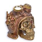 Steampunk Schedel 19,3x18,8x17,2, Antiek en Kunst, Verzenden