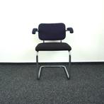 Knoll Cesca design stoelen | Zwart-Donkerblauw Vergaderstoel, Huis en Inrichting, Overige kleuren, Ophalen of Verzenden, Zo goed als nieuw