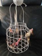 Kinderlamp in vogelkooi-stijl, Huis en Inrichting, Lampen | Hanglampen, Ophalen, Zo goed als nieuw, Metaal, Modern