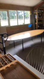 Ovale tafel 3.10 m lang 1.15 cm diep, Ophalen, Gebruikt, 100 tot 150 cm, 200 cm of meer