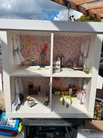 Poppenhuis van Ikea Kast met Meubels, Kinderen en Baby's, Speelgoed | Poppenhuizen, Ophalen, Gebruikt, Poppenhuis