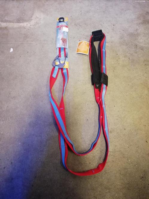 Quantum leash 6in 1 honden riem 180cm rood/blauw/zwart, Dieren en Toebehoren, Hondenriemen, Nieuw, Ophalen of Verzenden