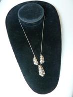 Antiek art deco zilveren collier, Bauhaus design, ca. 1920, Verzenden, Zilver, Ketting