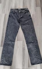 Zwart gemêleerde loose fit jeans W30/L34, Zwart, W32 (confectie 46) of kleiner, Ophalen of Verzenden, Gedragen