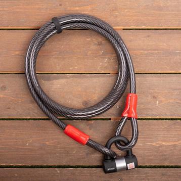 Double lock kabelslot 20mm x 5m inclusief beugelslot beschikbaar voor biedingen