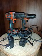 Black & decker set, Ophalen of Verzenden, Gebruikt, Boor- en Schroefmachine, Variabele snelheid