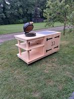 Mooie buitenkeuken/kamadotafel/kamado/bbq, Ophalen, Zo goed als nieuw, Houtskool