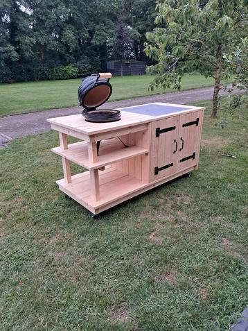 Mooie buitenkeuken/kamadotafel/kamado/bbq  beschikbaar voor biedingen