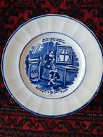 Antiek blauw bord Ragout 1855 Doorsnede 20 cm, Ophalen of Verzenden