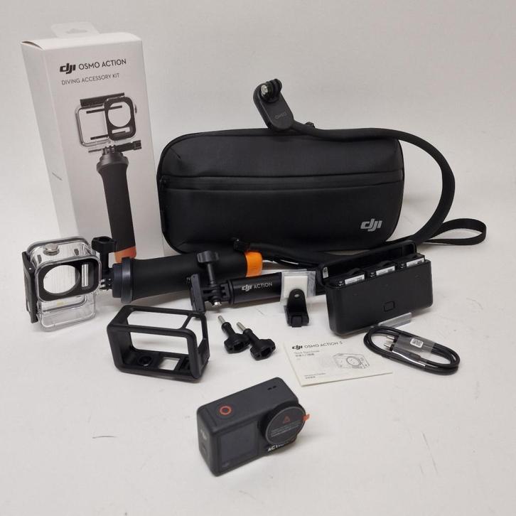 DJI Osmo Action 3 Adventure Combo Zwart, Audio, Tv en Foto, Actiecamera's, Zo goed als nieuw
