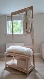Nieuwe garderobe kapstok met bankje, Nieuw, 150 tot 200 cm, Hout, Ophalen