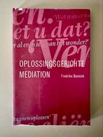 F.P. Bannink - Oplossingsgerichte mediation, Ophalen of Verzenden, Zo goed als nieuw, F.P. Bannink