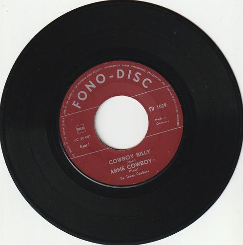 Texas cowboys - Cowboy Billy - Pracht E P  - Nr 205, Cd's en Dvd's, Vinyl | Nederlandstalig, Gebruikt, Levenslied of Smartlap