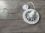 Witte ventilator lamp met dimbaar led licht, Huis en Inrichting, Ophalen of Verzenden, Zo goed als nieuw