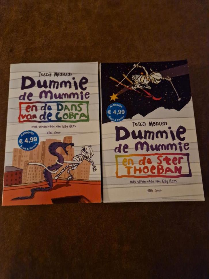 Dummie de Mummie - Twee Boeken, Boeken, Kinderboeken | Jeugd | onder 10 jaar, Zo goed als nieuw, Fictie algemeen, Ophalen of Verzenden