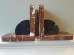 Art Deco Boekensteunen Rood Marmer & Belgisch Hardsteen, Ophalen of Verzenden