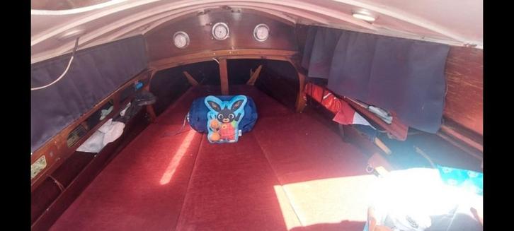 Waarschip zeilboot - Opknapper, Watersport en Boten, Kajuitzeilboten en Zeiljachten, Gebruikt, Tourjacht of Cruiser, Hout, Tot 6 meter