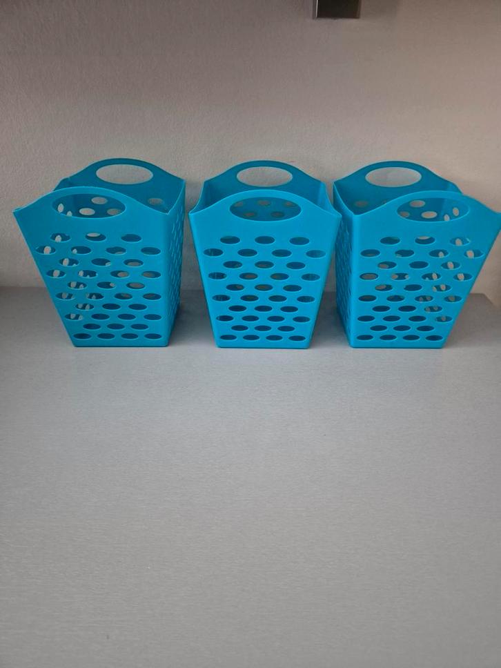 3 opbergmandjes / bureau, Kinderen en Baby's, Kinderkamer | Inrichting en Decoratie, Ophalen of Verzenden