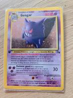 Pokémon- Gengar 1st ed. NL, Fossil 1999, Hobby en Vrije tijd, Verzamelkaartspellen | Pokémon, Ophalen of Verzenden, Zo goed als nieuw