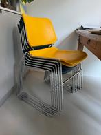 6 Matrix Krueger stoelen, Ophalen, Kunststof, Gebruikt, Blauw