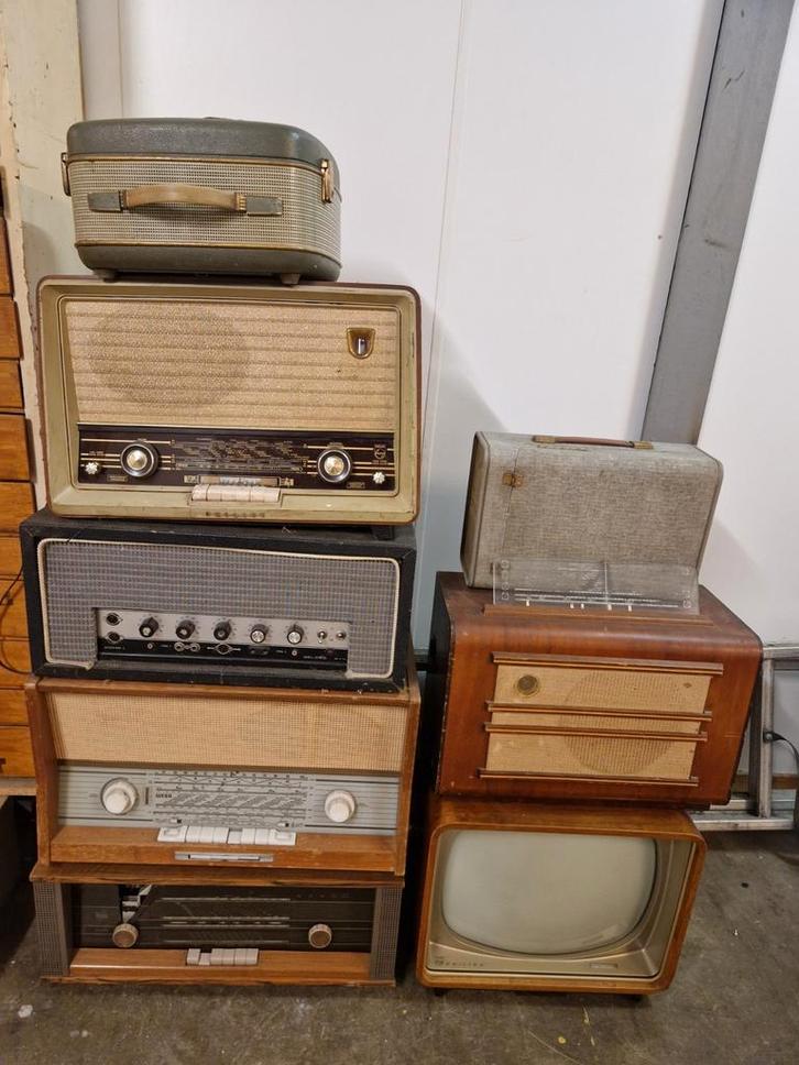 Vintage Radio Collectie, Antiek en Kunst, Antiek | Tv's en Audio, Ophalen