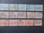 Nederland  87 - 89  gest  5X  Michiel de Ruyter  1907  A1, Ophalen of Verzenden, T/m 1940, Gestempeld